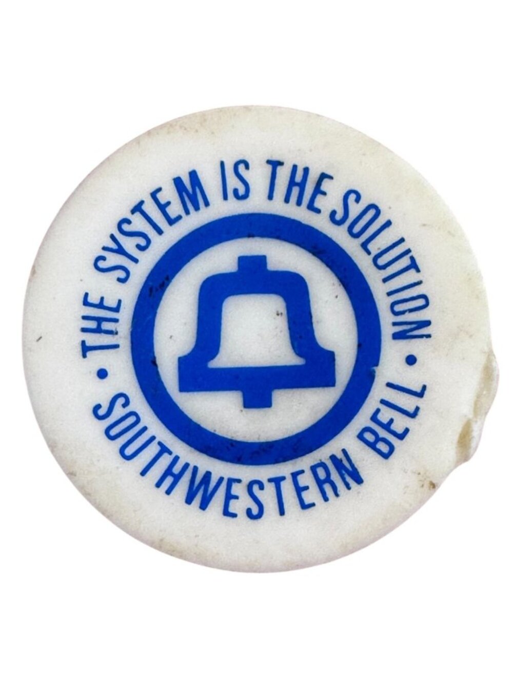 Vintage Southwestern Bell Magnet The System Is The Solution Advertising 1.5 Inch